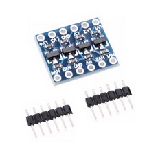 4채널 5V-3V I2C UART SPI 로직 레벨 변환 모듈, 1개