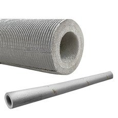 국산 동파방지 보온커버 배관 은박 단열재 두께 2cm 길이 2M 규격 15A