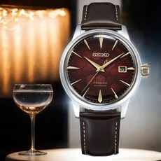 SEIKO 精工 Presage 石榴蜂蜜 台灣70週年調酒機械錶 40.5mm (SRPL21J1/4R35-01T0R), 1個, 紅色系