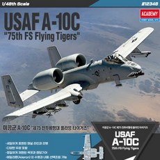 프라모델 1/48 A-10C 미공군 플라잉 타이거즈, 없음, 1개