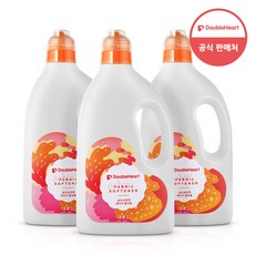 더블하트 유아용 섬유유연제 베이비플로럴(용기), 1.8L, 3개
