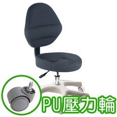 GXG 兒童成長椅 TW-3109 GX 盾牌腳/防刮輪, 黑灰色, 1個