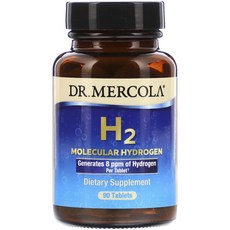 DR. MERCOLA H2分子氫氣片, 90顆, 1罐