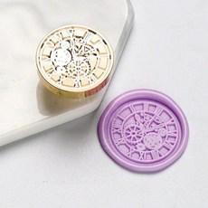 왁스 봉인 스탬프 몰드 틀 교체형 25mm 1개, CHINA, 17