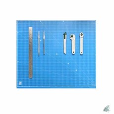 더캔토 칼라커팅매트 A2 스카이블루 620X450 컷팅깔판