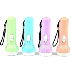 학생 파스텔 컬러 미니 후레쉬 4개 세트