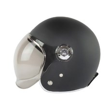 輕巧透氣機車安全帽，多色可選，時尚有型，安全可靠, 平黑