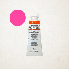 신한 아크릴물감 플루어레슨트 핑크 형광 NO.575 50ml 1개입