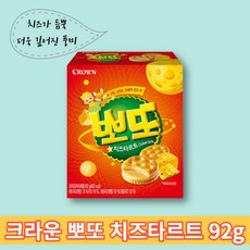 크라운 뽀또 치즈타르트, 92g, 10개