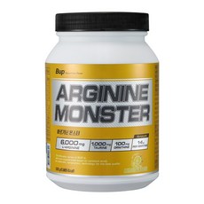 BUP 아르기닌 몬스터 레몬맛 아미노산 헬스보충제, 1개, 500g
