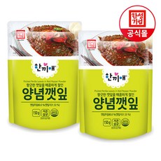 한성 한끼애 양념깻잎(150g x 2P) (증정 어묵스프6g), 2개, 150g