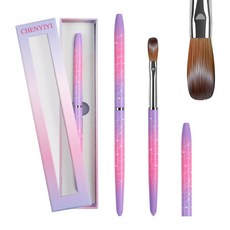 콜린스키 아크릴 브러시 10호 네일 익스텐션 전용, 1개, 분보라색