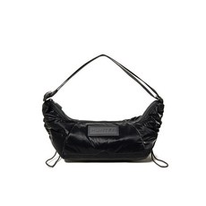 헌터 HUNTER [UNISEX] 글로시 드로우스트링 호보백 - 블랙 HDWK021BXZBLK 622983, FREE
