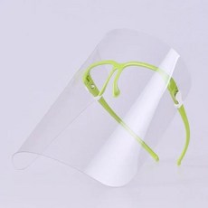 방독면 방독 방진 마스크 페인트 산업용 분진 공업용 10Pcs 페이스 실드 안티 타액 스플래시 안경 안티-안개 분리형 여행용 주방 가정용 프레임 바이저 보호, 4)10pcs Green, 1개