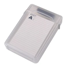 3.5 인치 SATA HDD 케이스 외장형 하드 드라이브 디스크 보관함 휴대용 Hdd 쉘 충격 플라스틱 보호 액세, 01 다크 그레이, 1개, 상세설명참조
