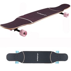휠러스 롱보드 기본형 댄싱롱보드 스케이트보드 롱보드46인치 46인치롱보드, 댄싱롱보드-기본형-버간디, 1개
