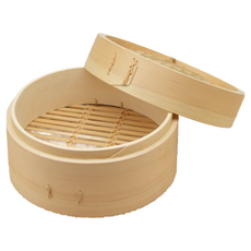 竹木造咖 蒸籠8.8寸（26.7公分）加高 十人份/十一人份電鍋尺寸 竹蒸籠 木蒸籠, 1個