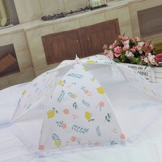 원터치 밥상보 푸드커버 식탁 덮개 교자상보, 밥상보 홍학