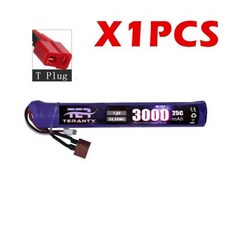 전기 장난감 용 소형 Tya Deans T 커넥터 2S가있는 7.4V 3000mAh LiPo 배터리 물 총알 총 배터리 부품 액세서리, 10)1PCS