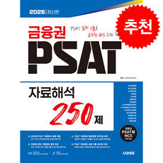 2026 시대에듀 금융권 PSAT 자료해석 250제 + 쁘띠수첩 증정, 시대고시기획, 시대PSAT연구소