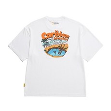 내셔널지오그래픽 드라이실 컨셉 그래픽 세미 오버핏 반팔 티셔츠 N232UTS410 71C233 72U011
