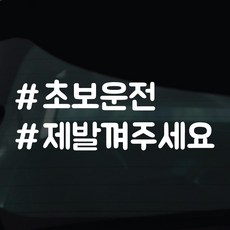 디자인황소 해시태그 스티커 차량스티커 차량 자동차 시트지 데칼, 1개, 09 초보 제발껴주세요 1개, 09 초보 제발껴주세요