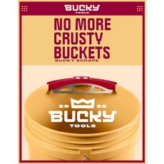 工人的店 WORKERSHOP 美國 BUCKYTOOLS 黏著劑除膠抹刀組 不沾黏刮刀 附擺放桶 多尺寸選擇, 1個