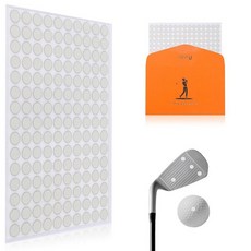 ProSSS 0.6cm0.25인치 화이트 반사 도트 스티커 - 고반사 유리 비즈가 있는 150팩 시뮬레이터 및 고속 카메라용 내후성 골프공 마커 361801, 150