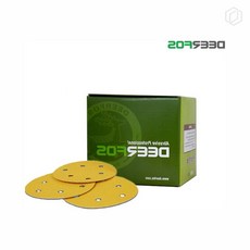 [하루셀렉] 샌딩페이퍼 125mm 6H 원형 종이사포 100매입 400방