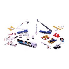 상상력발달 우주여행 장난감세트 40P 로켓 인공위성 비행사 역할놀이 완구, 1개