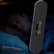 KILOGOGRAPH 언더 필로우 스피커 블루투스 수면용 - 골전도 베개 스피커 10가지 내장 백색 소음 400mAh 휴대용 무소음 수면 바 자동 타이머 TF 카드 호환, 다크, 다크