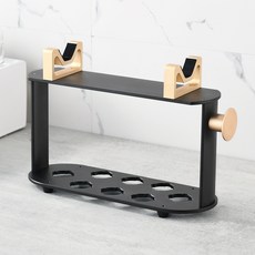 다이슨 에어랩 거치대 8구 고급 메탈 핑크앤골드 인테리어 스탠딩 거치대, 1개, 골드(8구)