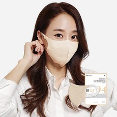 시노텍스 앱솔루트 MB KF94 마스크 소형S, 1개입, 50개, 베이지