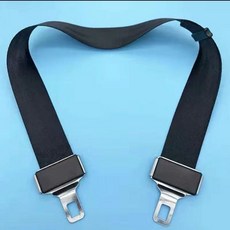 자동차 뒷좌석 안전벨트 유용 잠금 가이드 고정 연장클립 차종연도기재, 더블 헤드 1.1m, 1개