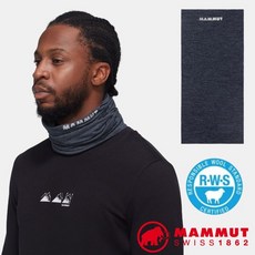 【MAMMUT 長毛象】抗菌除臭羊毛頭巾 Tree Wool Neck Gaiter 排汗頭帶 圍脖 頸圍 01940