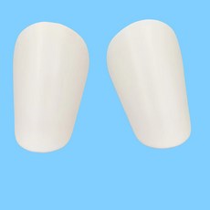 足球護腿板, 白色, 1個