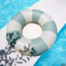 디어스윔 모던 원형 물놀이튜브, 크림민트, 1개, 어린이 소형 65cm