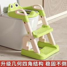 兒童階梯馬桶 學習便盆 樓梯式輔助墊 寶寶如廁訓練神器, 韆禧粉【環保材質 四點定位更穩固】,PVC軟墊款