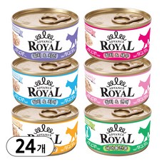 어드밴스 로얄 애묘캔 콤보 고양이 간식캔, 24개, 85g