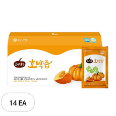 오가닉가든 고이담은 호박즙, 2.7L, 14개