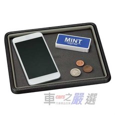 車之嚴選 汽車用品【DZ431】CARMATE日本 車用皮革附框止滑墊 防滑墊(H168 W200mm), 1個