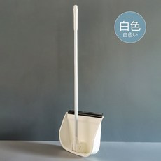 家用垃圾鬥 可摺疊 掃毛髮家用簸箕 塑料垃圾鏟撮子畚斗 小撮箕鏟子, 1個, 摺疊畚斗 白