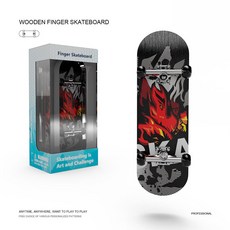 DIY 핑거 스케이트보드 / 미니 손가락 베어링 보드 Fingerboard skateboard, 99mm x 29mm (드라이브 포함), K, 1개