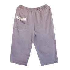 ENEH怡然自得有機棉灰藕七分褲，舒適透氣，居家休閒七分褲，親膚有機棉材質