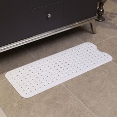 반야스토리 욕실 미끄럼방지 매트 흡착식 논슬립 샤워부스 욕조, 1개, 화이트(40*100cm)