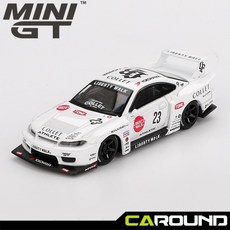 미니지티(1054) 1:64 닛산 LB-슈퍼 실루엣 S15 실비아 ATHLETE, 1개, 1054