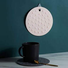 주방 실리콘 냄비받침 컵받침대 위스키코스터 커피코스터 _20260201EA, 그레이