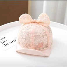 女寶寶蕾絲公主遮陽鴨舌帽