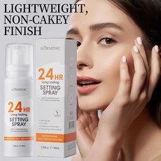 KORMESIC 24小時長效定妝噴霧，輕盈無粉感，持久保濕, 1個, 致朵柔焦霧面維C定妝噴霧150ml,100ml