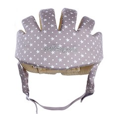 【加利寶貝】松之龍學步帽，多項專利嬰兒防撞帽，兒童安全帽保護頭部防摔帽, 1個, 9.F款雪花灰, 雪花灰